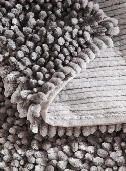 Silky XL chenille bath mat