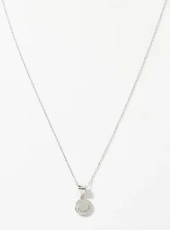 Silver medallion chain
