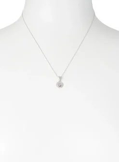 Silver medallion chain