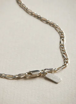 Silver Sicilian link chain