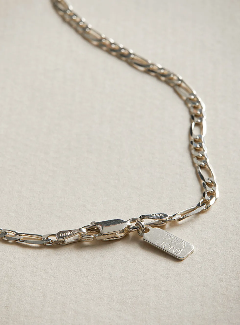 Silver Sicilian link chain