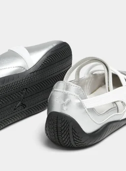 Silver Speedcat Ballet sneakers