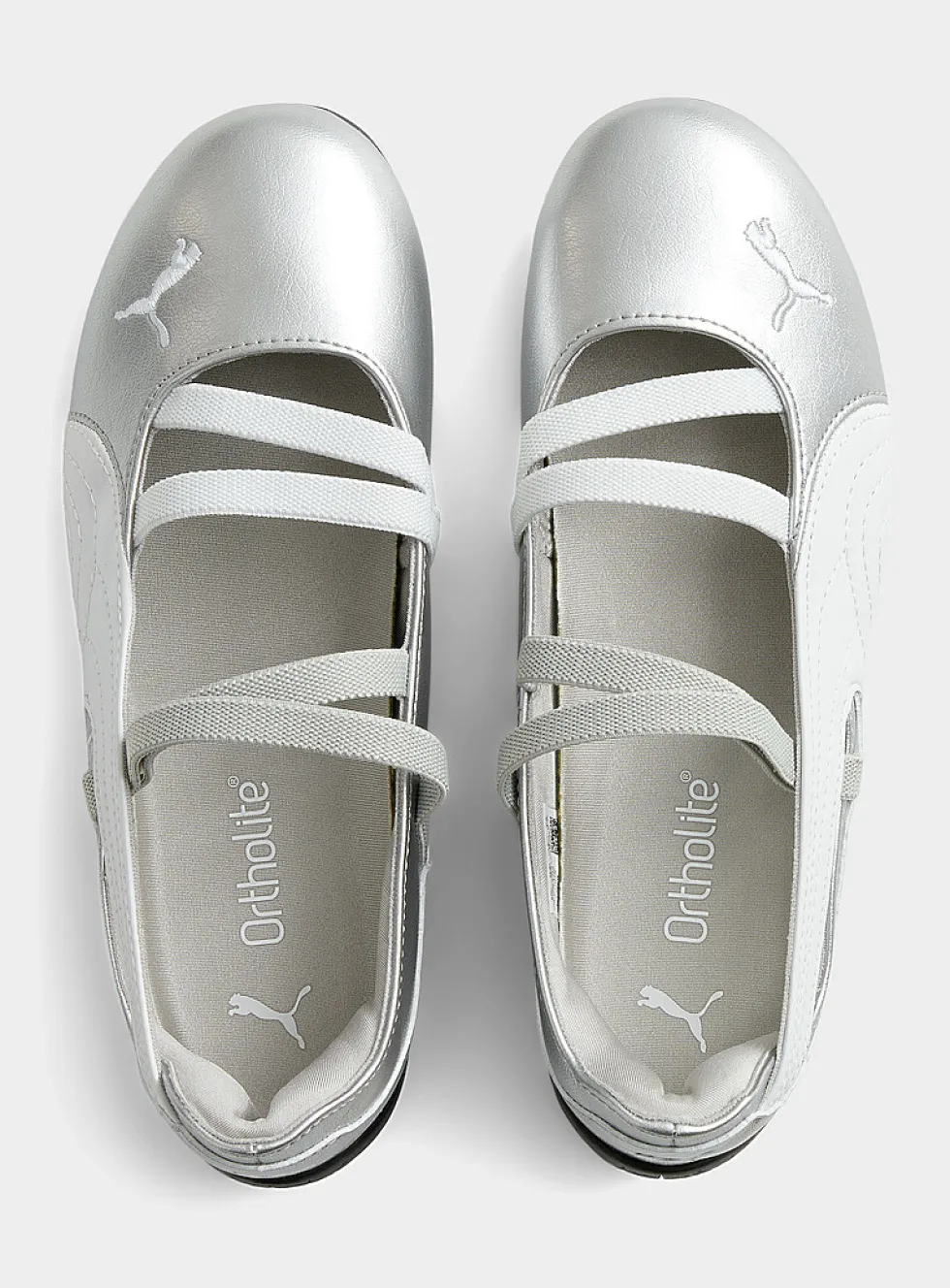 Silver Speedcat Ballet sneakers