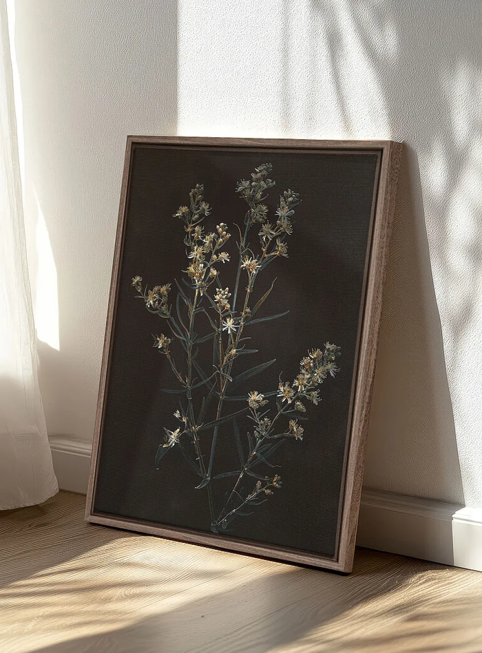 Silvery Flower art print
