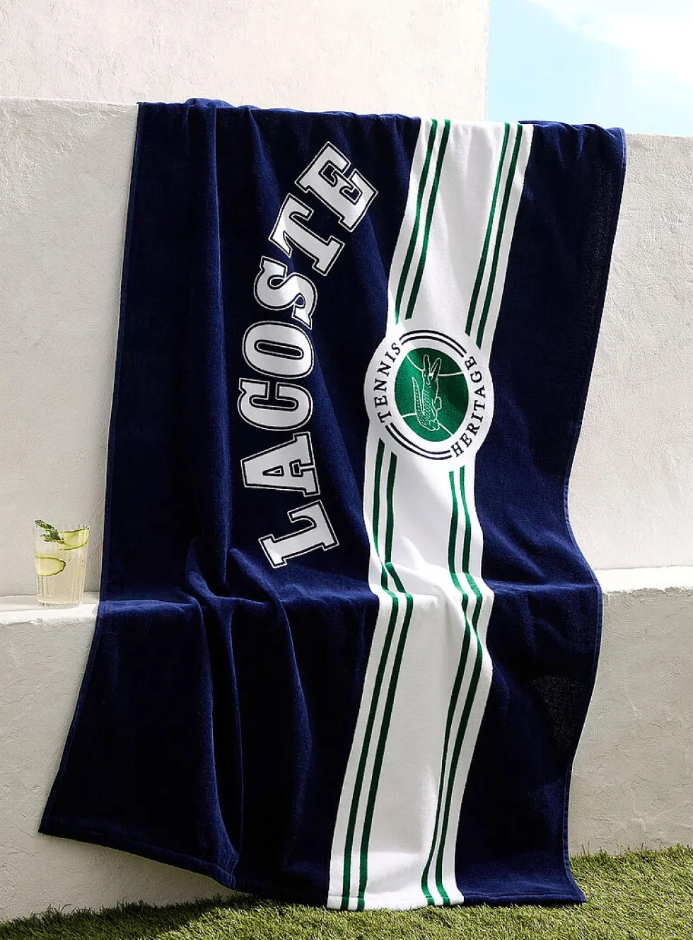 Single Badge beach towel