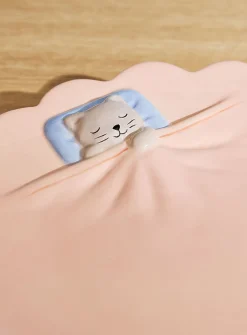 Sleepy kitten small plate