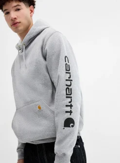 Sleeve print hoodie