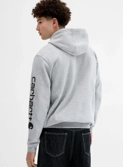 Sleeve print hoodie
