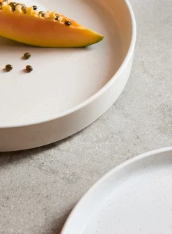Slightly speckled pasta bowl