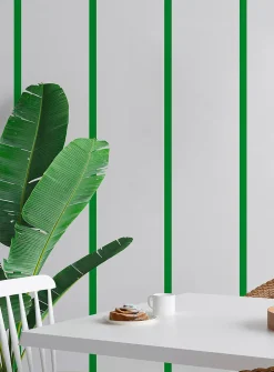 Slim self-adhesive wallpaper strip