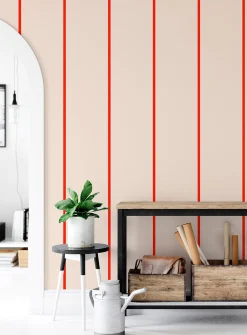 Slim self-adhesive wallpaper strip
