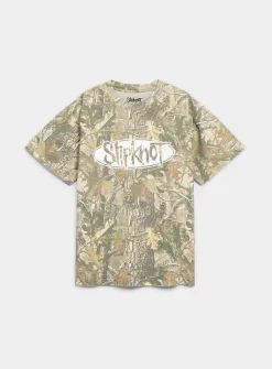 Slipknot logo forest camo T-shirt