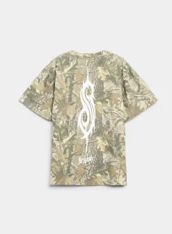 Slipknot logo forest camo T-shirt