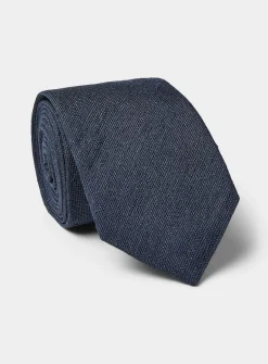 Slub solid tie