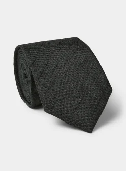 Slub solid tie