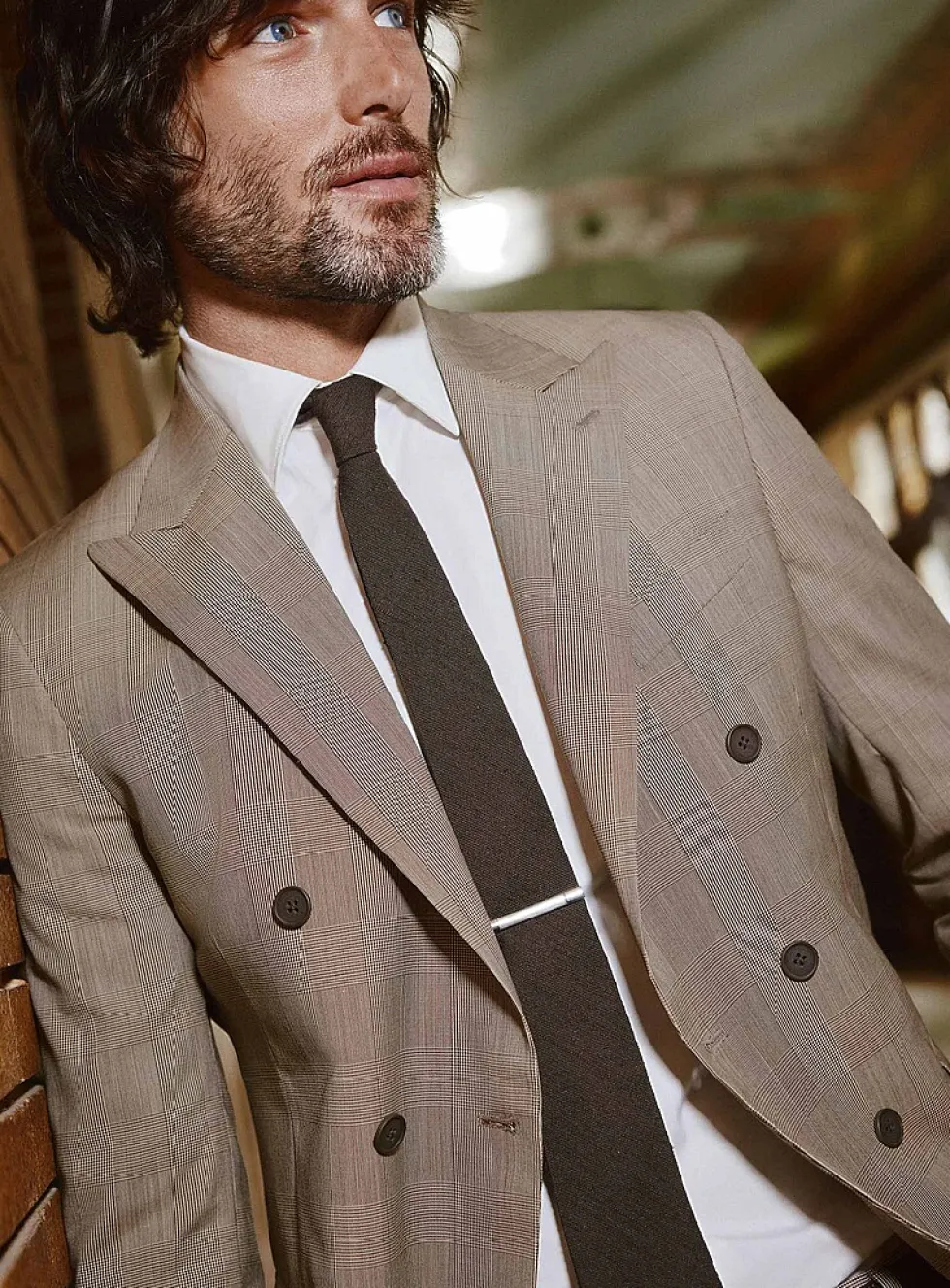 Slub solid tie