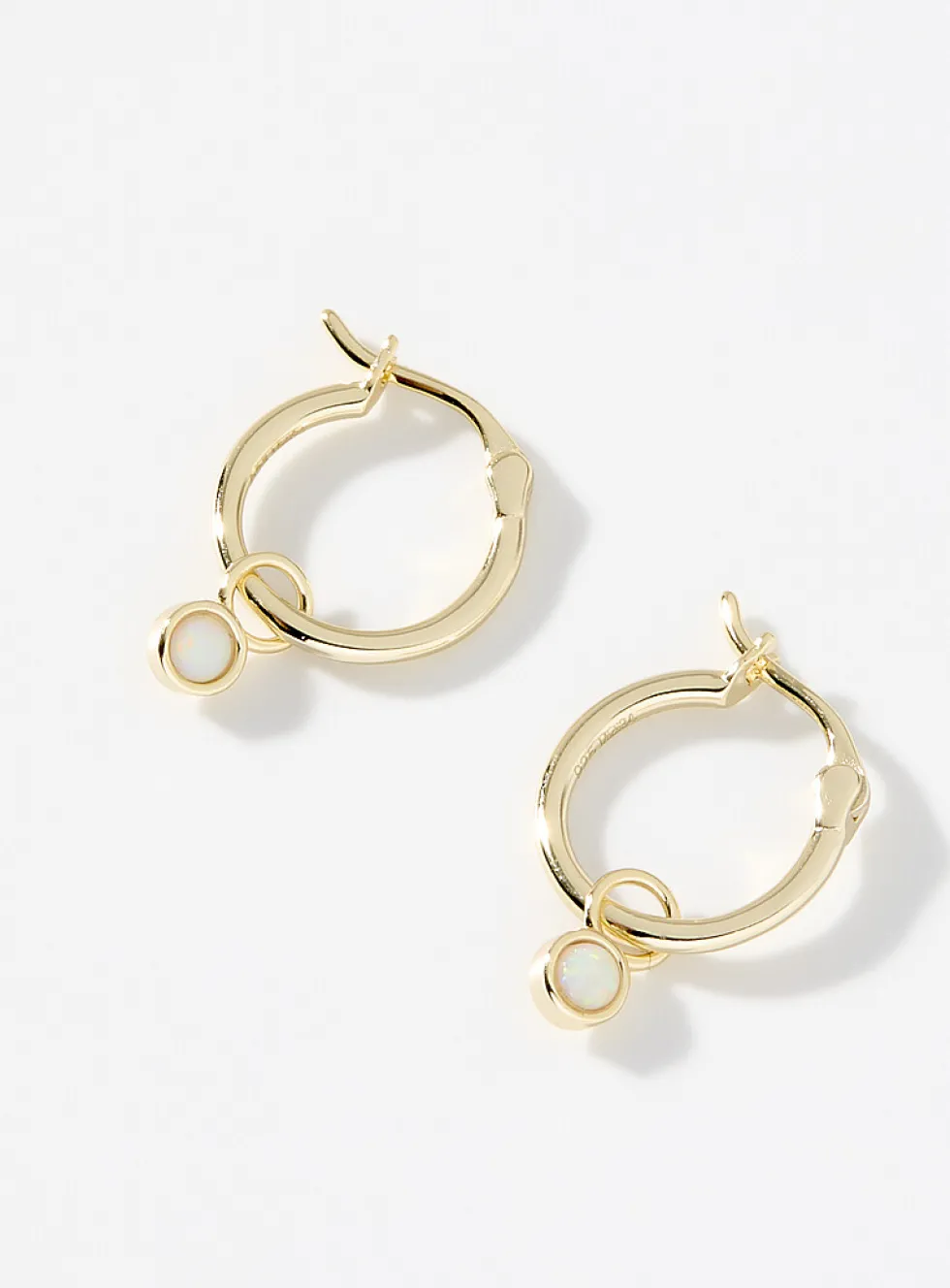 Small birthstone earrings
