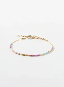 Small colourful bead bracelet