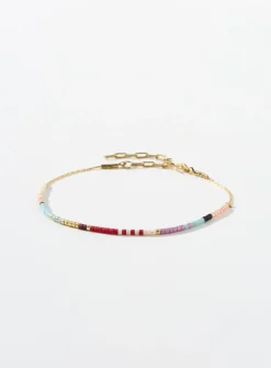 Small colourful bead bracelet