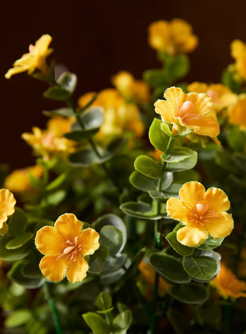 Small colourful flowers artificial plant