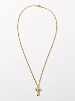 Small cross necklace