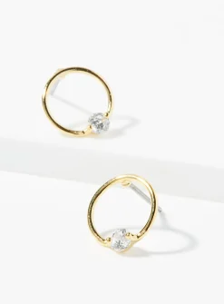Small crystal earrings