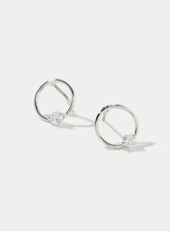 Small crystal earrings