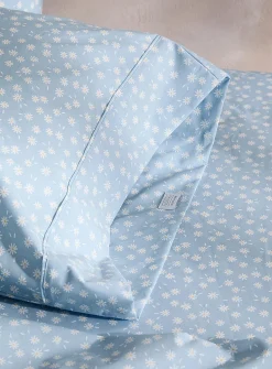 Small daisies percale plus sheet
