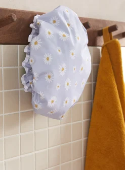 Small daisies shower cap