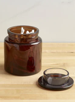 Small glass decorative jar