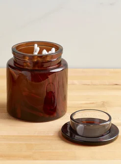 Small glass decorative jar
