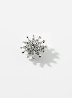 Small golden-star brooch