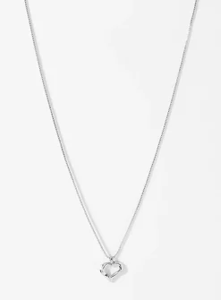 Small hammered heart chain