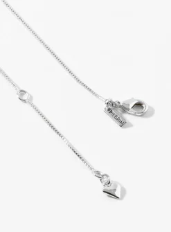 Small hammered heart chain