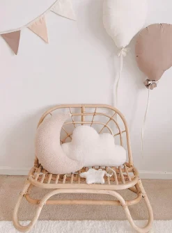 Small high pile fleece sky cushions