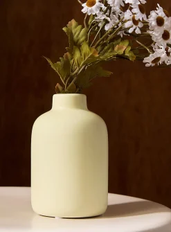 Small minimalist polished ceramic vase