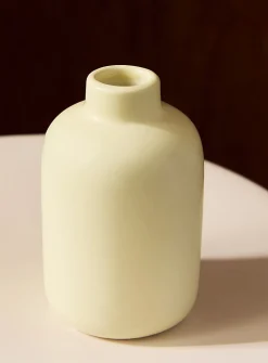 Small minimalist polished ceramic vase
