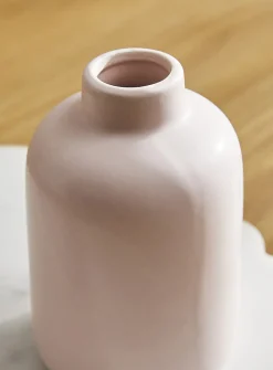 Small minimalist polished ceramic vase