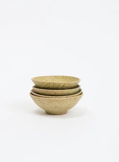 Small minimalist stoneware bowls