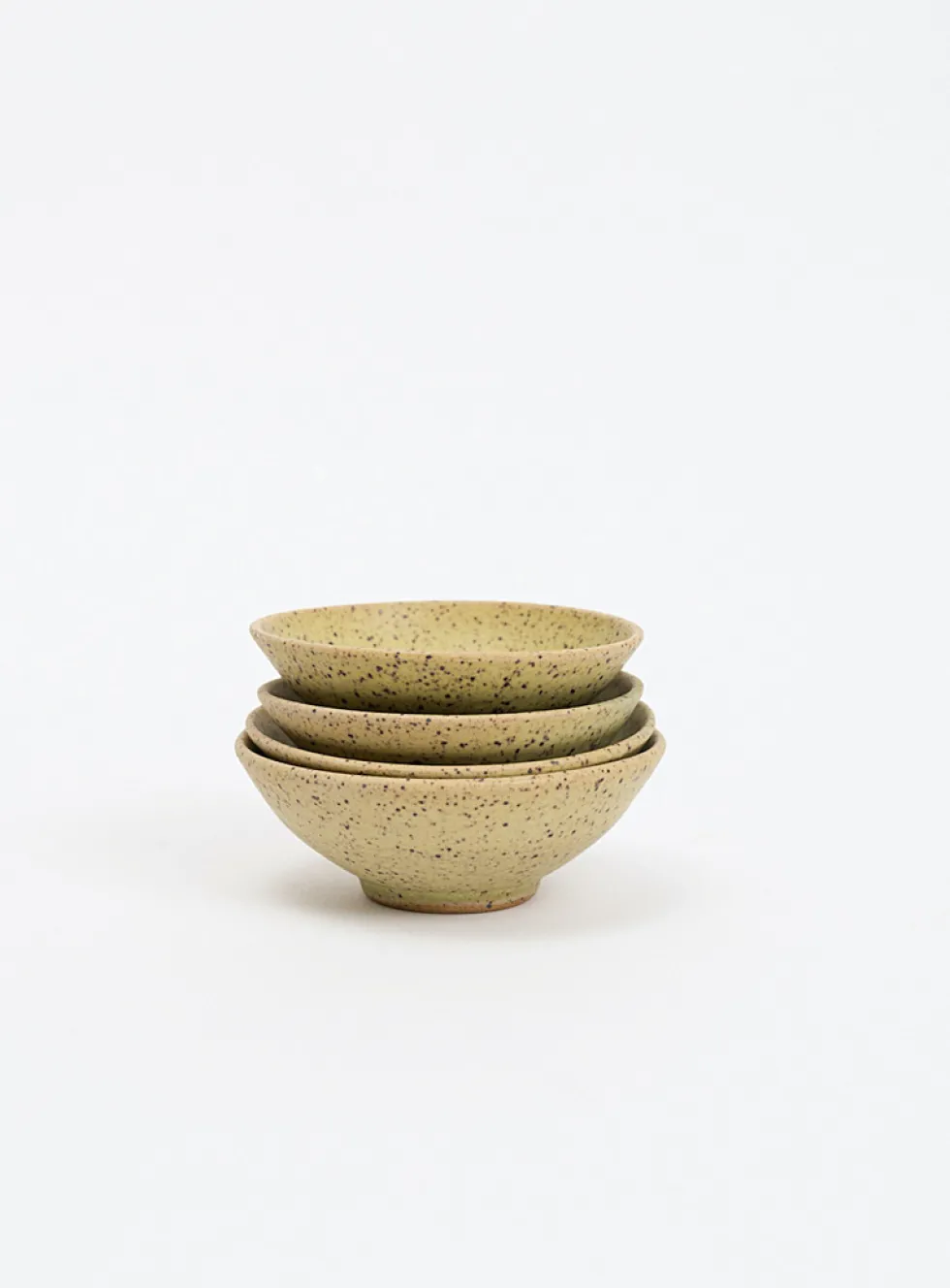 Small minimalist stoneware bowls