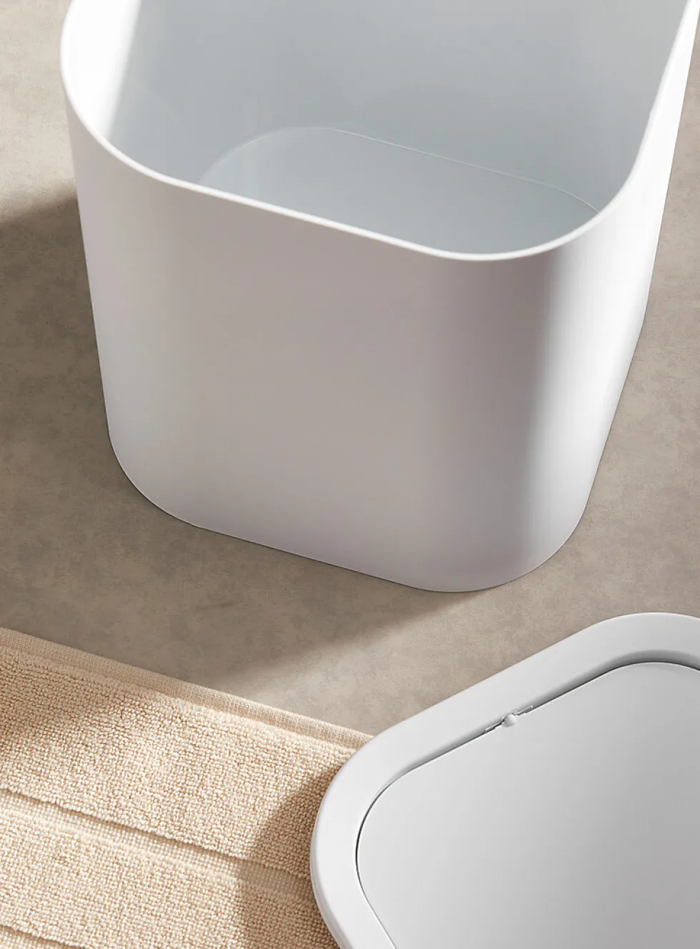 Small modern wastebasket