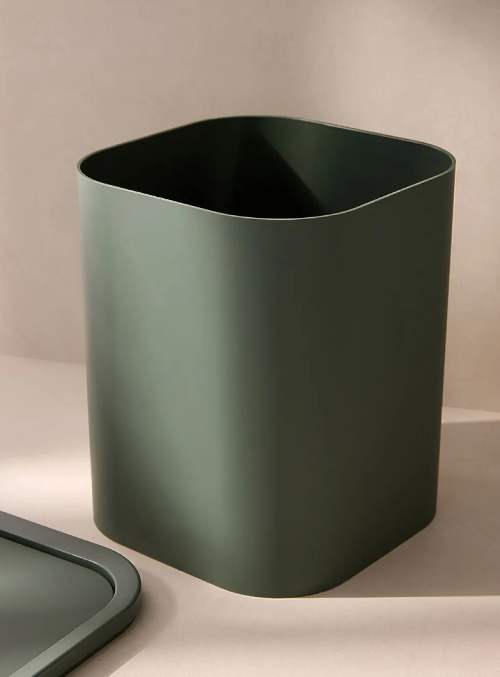 Small modern wastebasket