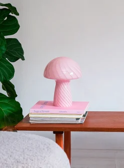 Small mushroom table lamp