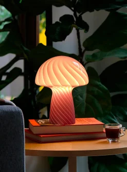 Small mushroom table lamp