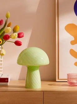 Small mushroom table lamp