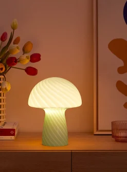 Small mushroom table lamp