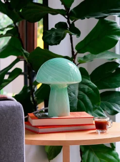 Small mushroom table lamp