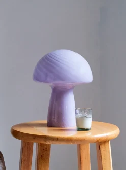 Small mushroom table lamp