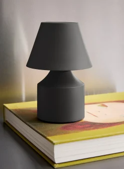 Small rechargeable minimalist touch table lamp