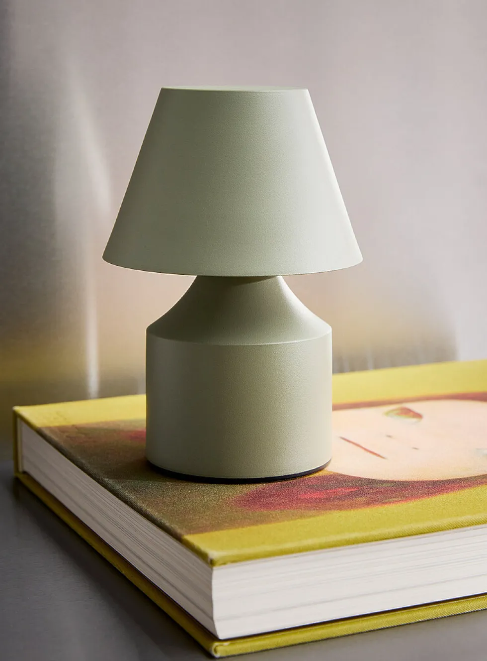 Small rechargeable minimalist touch table lamp